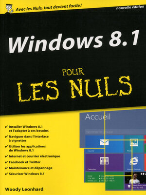 cover image of Windows 8.1 pour les Nuls MégaPoche